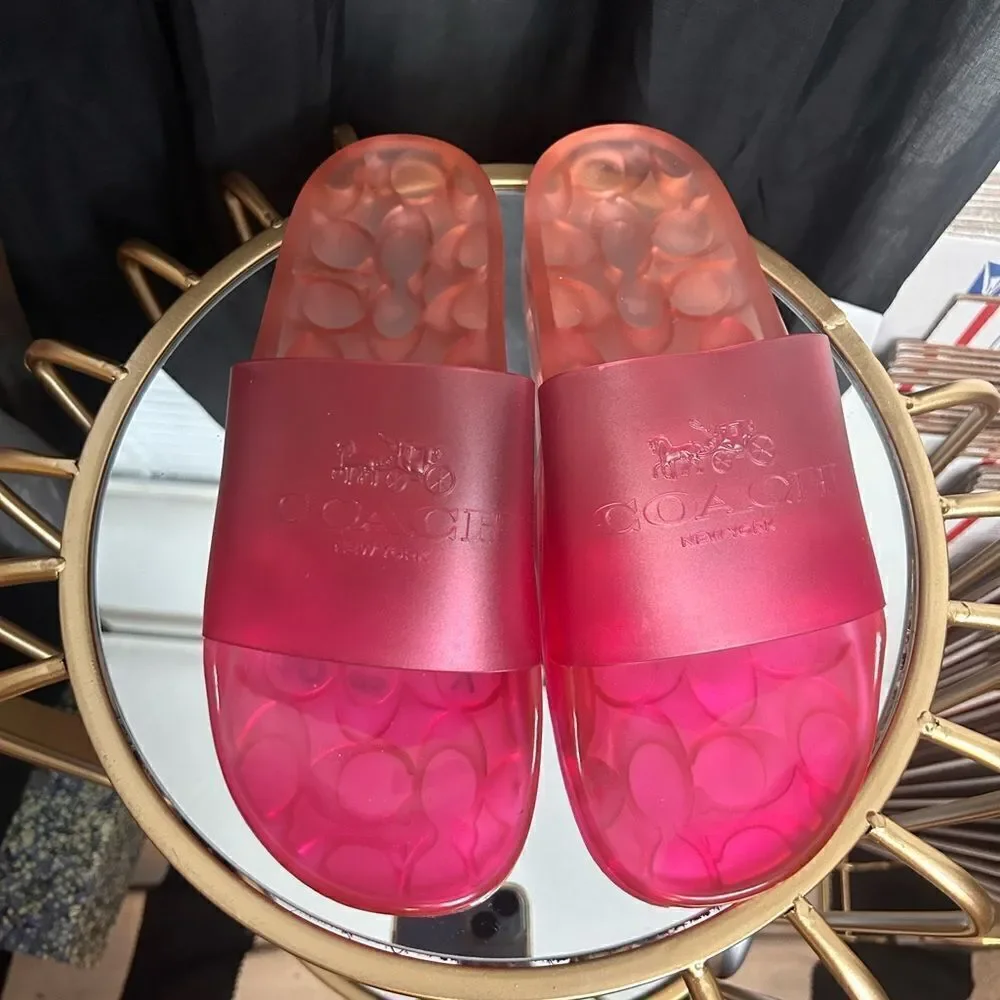 Coach Ulyssa Horse and Carriage Ombré Slides